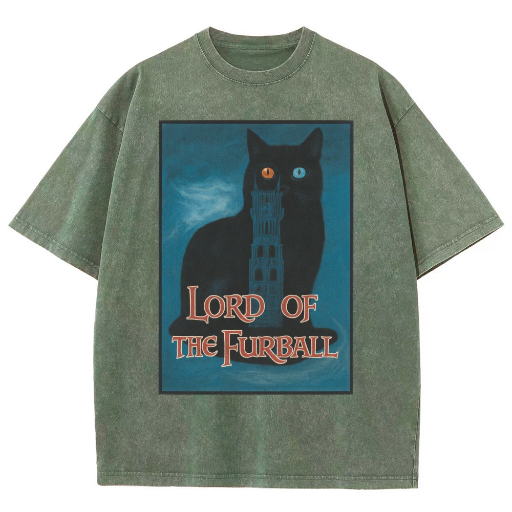 Lord of the Furball Washed T-Shirt 