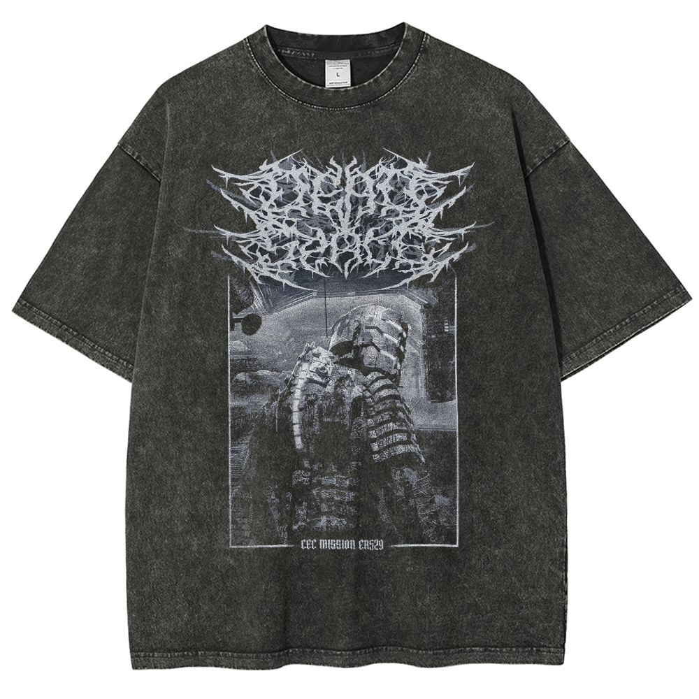 Sci-Fi Survival Metal Washed T-Shirt 