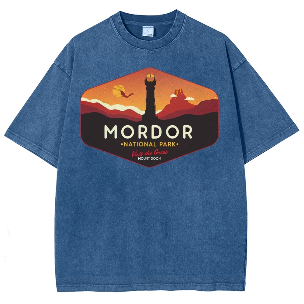 Fantasy Volcano Park Washed T-Shirt 