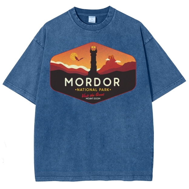 Fantasy Volcano Park Washed T-Shirt 