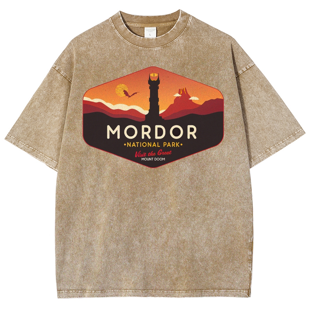 Fantasy Volcano Park Washed T-Shirt 