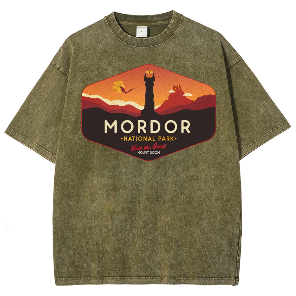 Fantasy Volcano Park Washed T-Shirt 