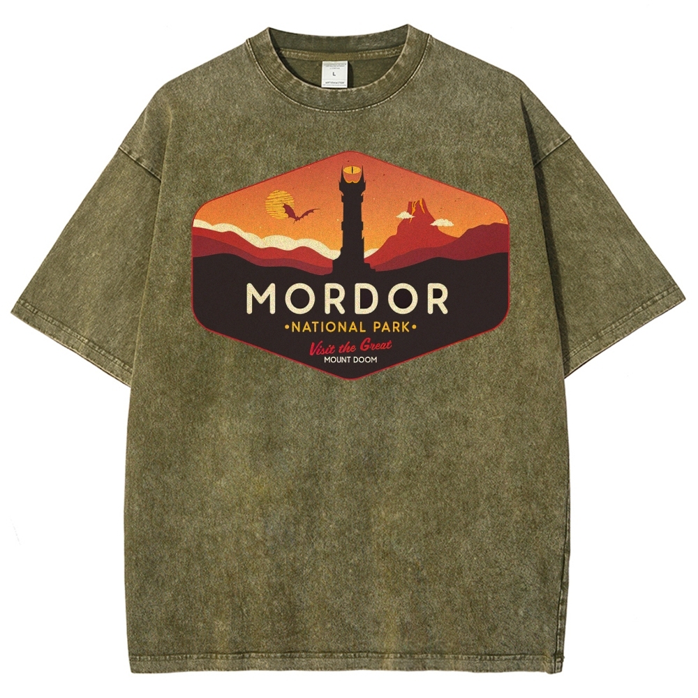 Fantasy Volcano Park Washed T-Shirt 