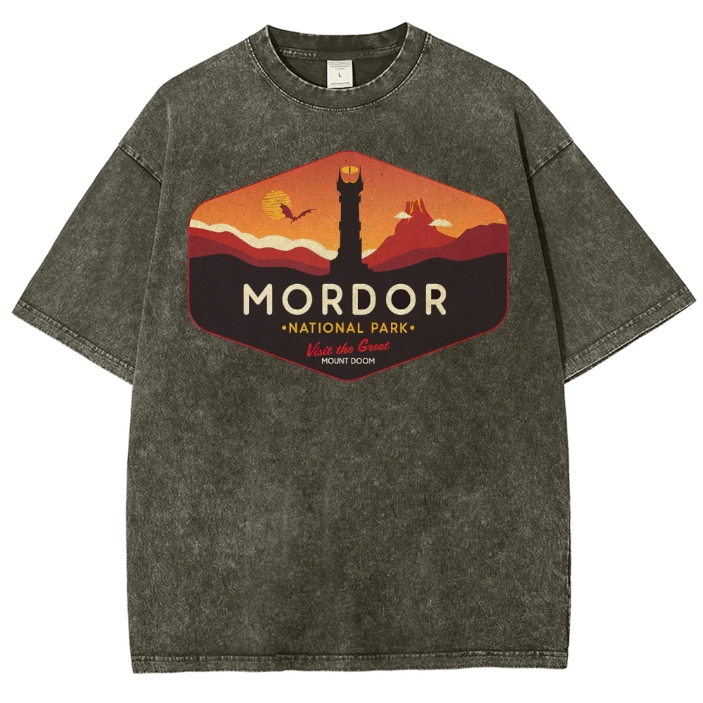 Fantasy Volcano Park Washed T-Shirt 