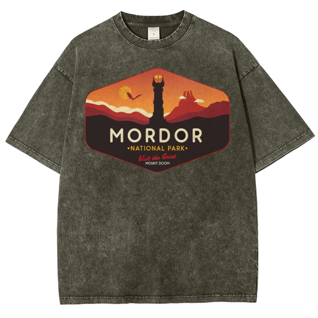 Fantasy Volcano Park Washed T-Shirt 