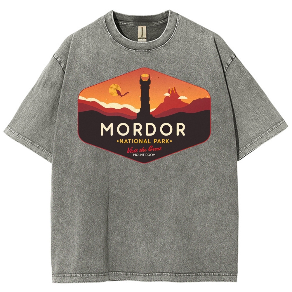 Fantasy Volcano Park Washed T-Shirt 