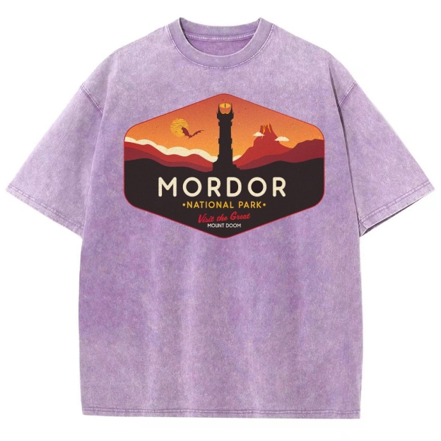 Fantasy Volcano Park Washed T-Shirt 