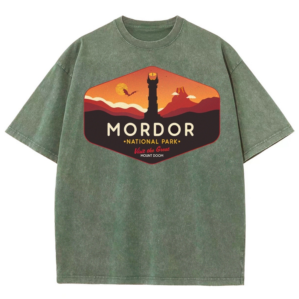 Fantasy Volcano Park Washed T-Shirt 