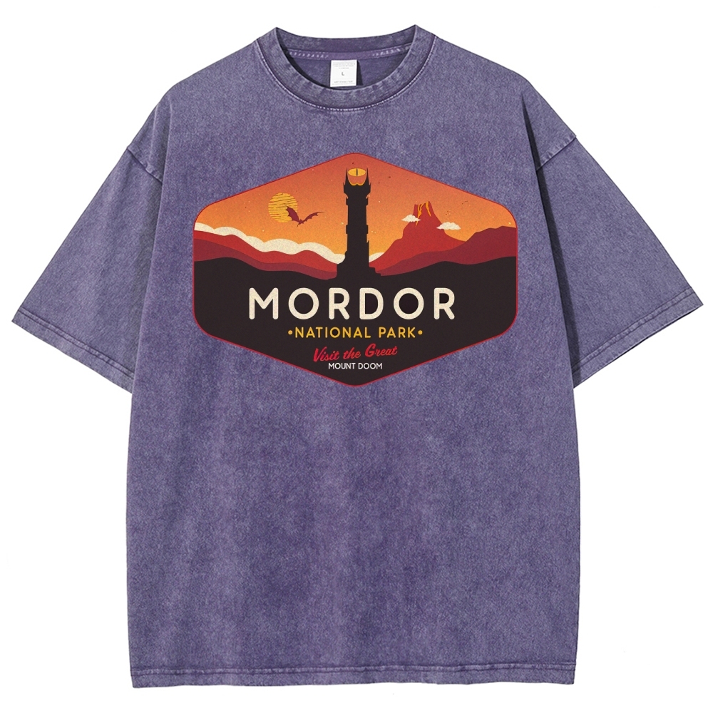 Fantasy Volcano Park Washed T-Shirt 