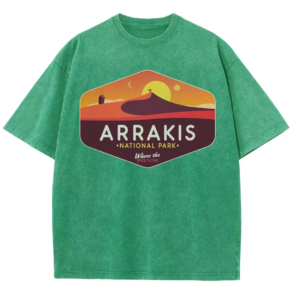 Sunset Desert Flow Washed T-Shirt 