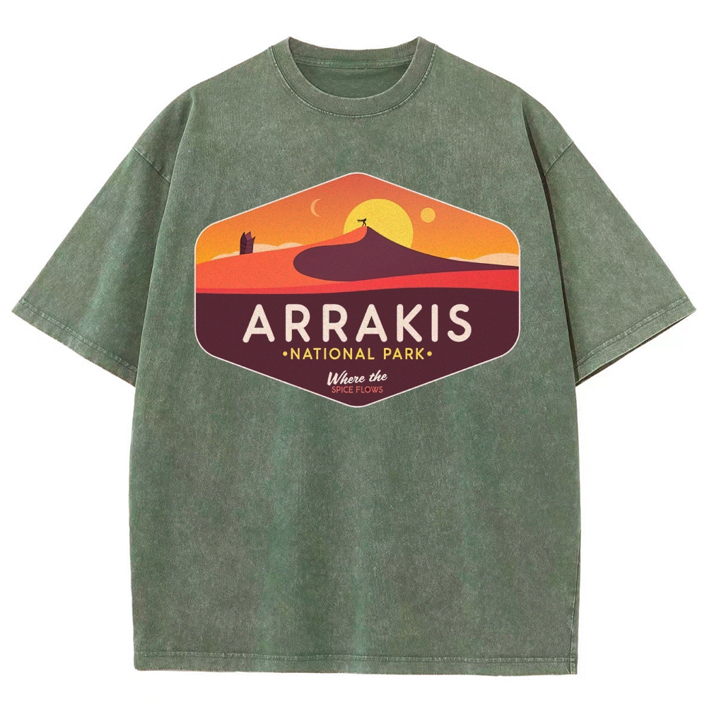 Sunset Desert Flow Washed T-Shirt 