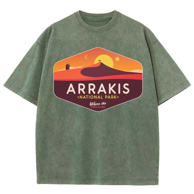 Sunset Desert Flow Washed T-Shirt 