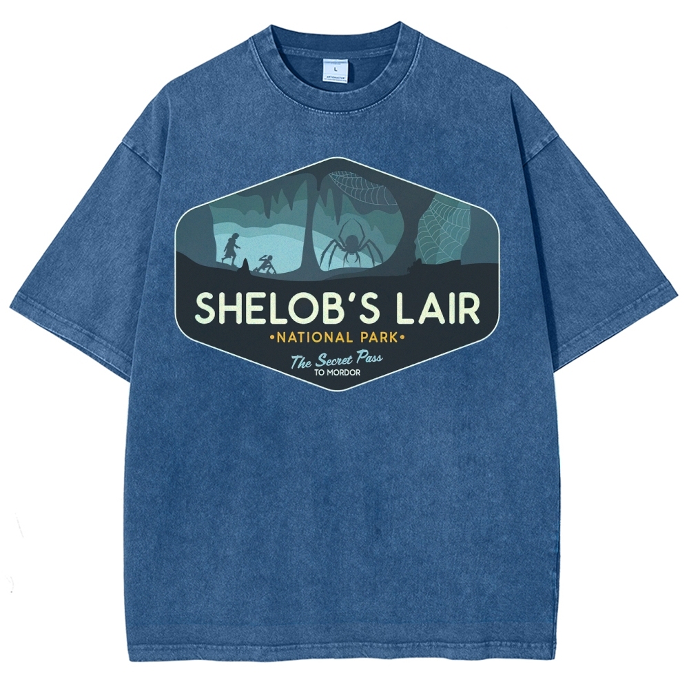 Spider Web Cave Washed T-Shirt 