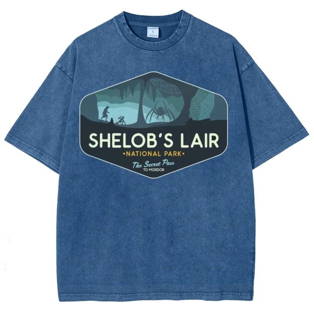 Spider Web Cave Washed T-Shirt 