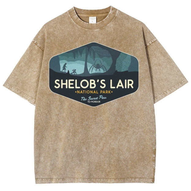 Spider Web Cave Washed T-Shirt 