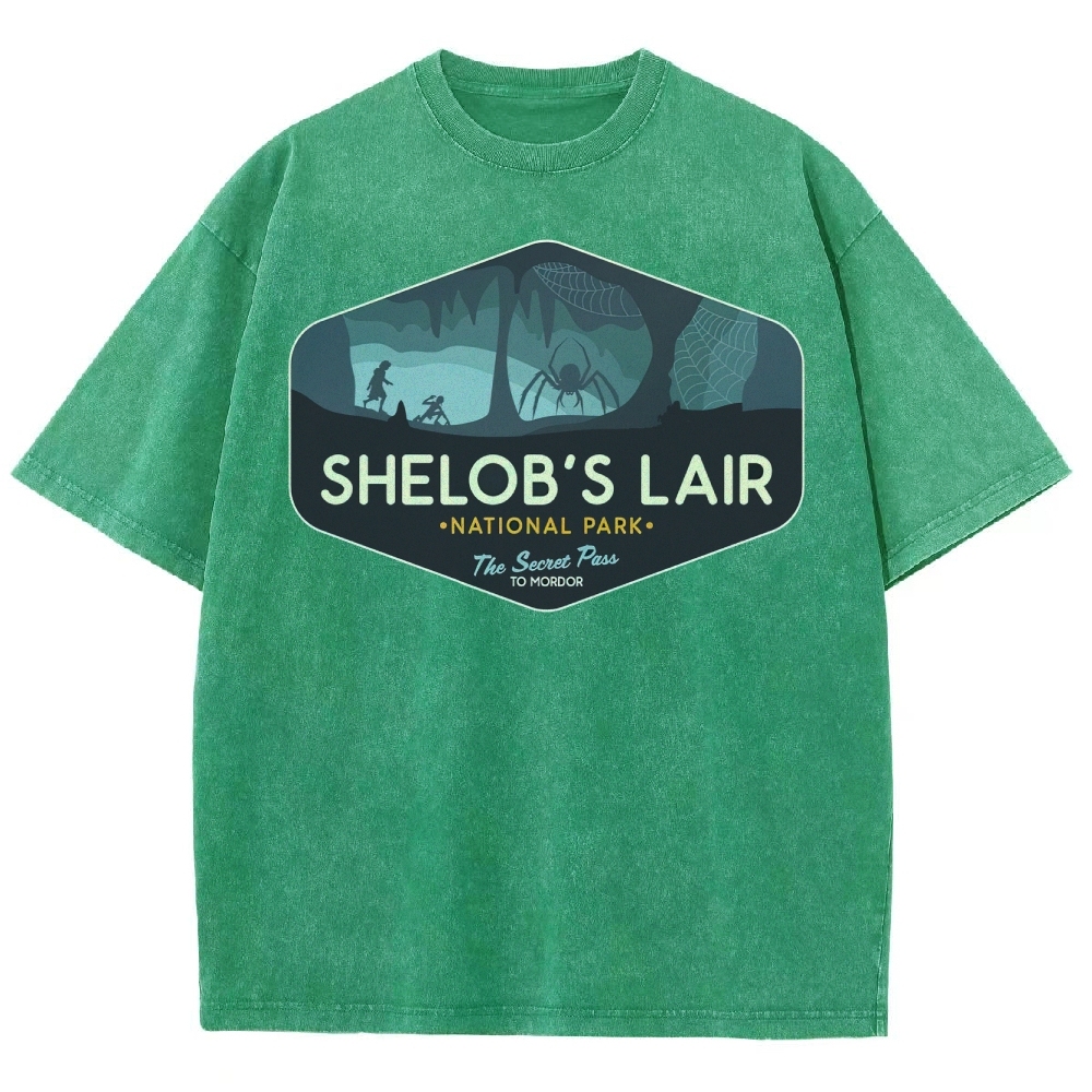 Spider Web Cave Washed T-Shirt 