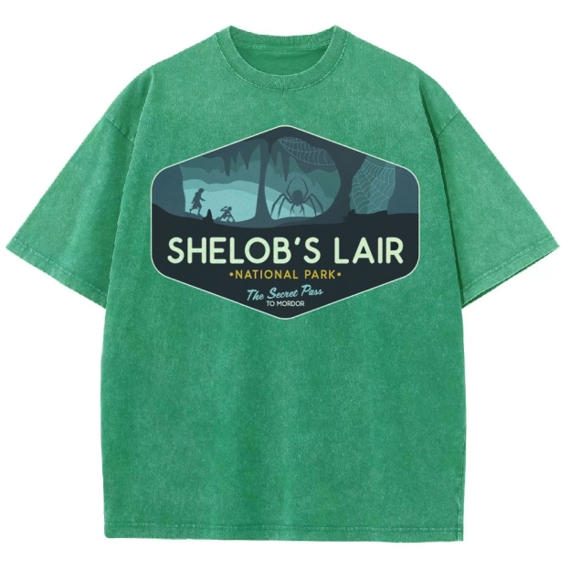 Spider Web Cave Washed T-Shirt 