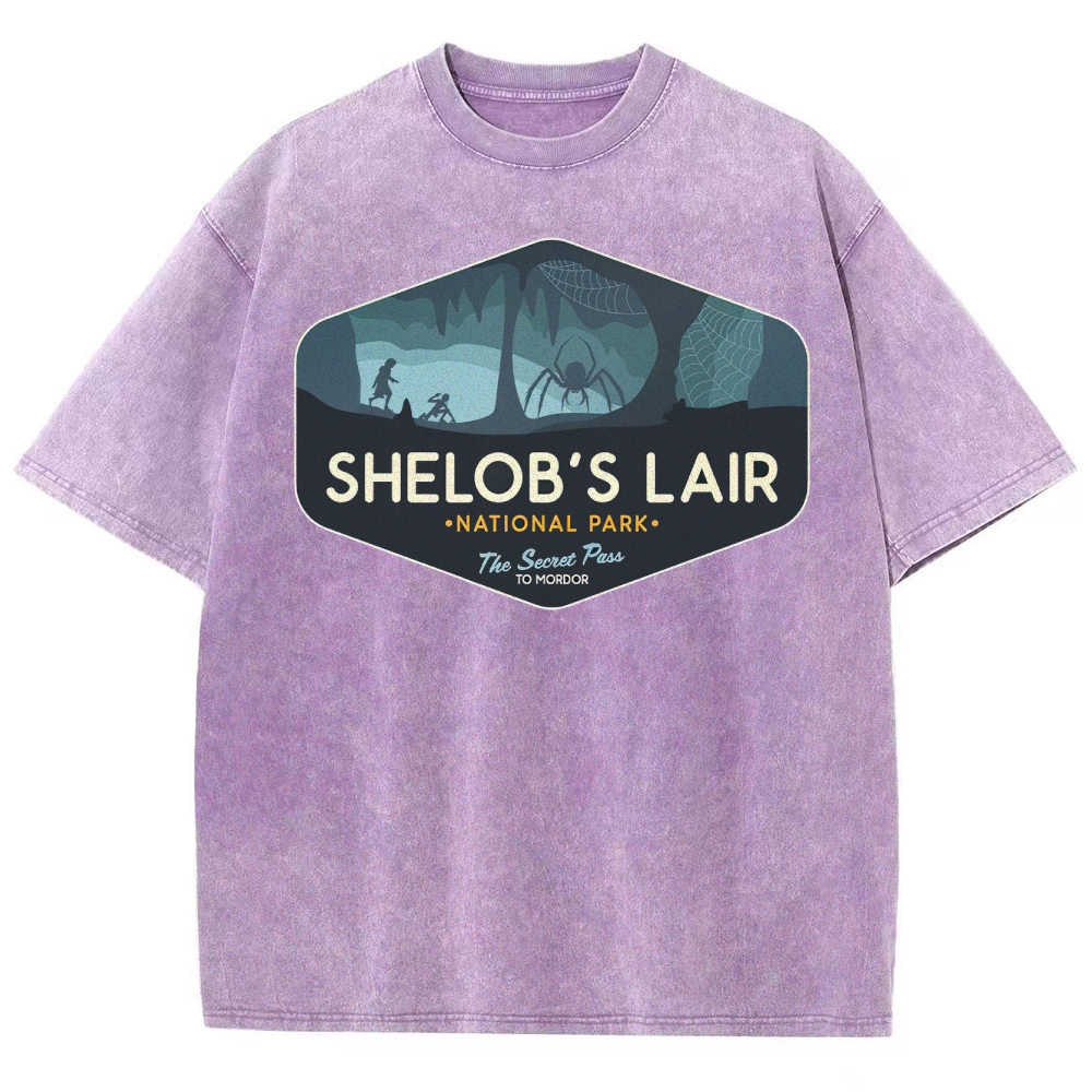 Spider Web Cave Washed T-Shirt 