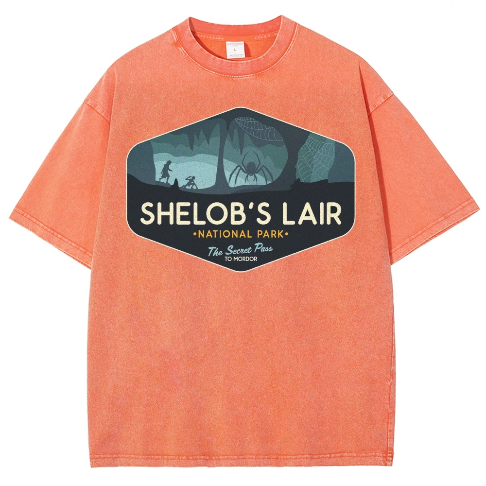 Spider Web Cave Washed T-Shirt 