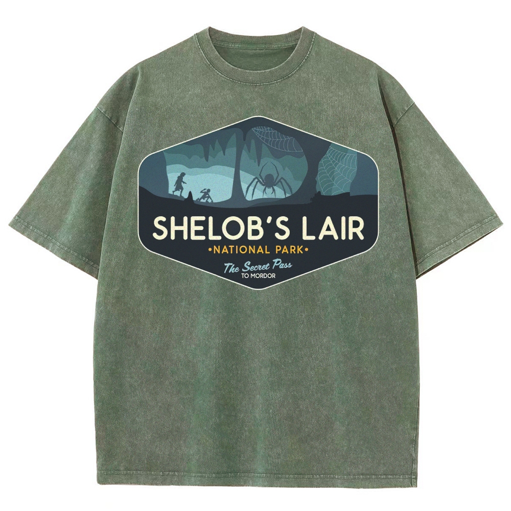 Spider Web Cave Washed T-Shirt 