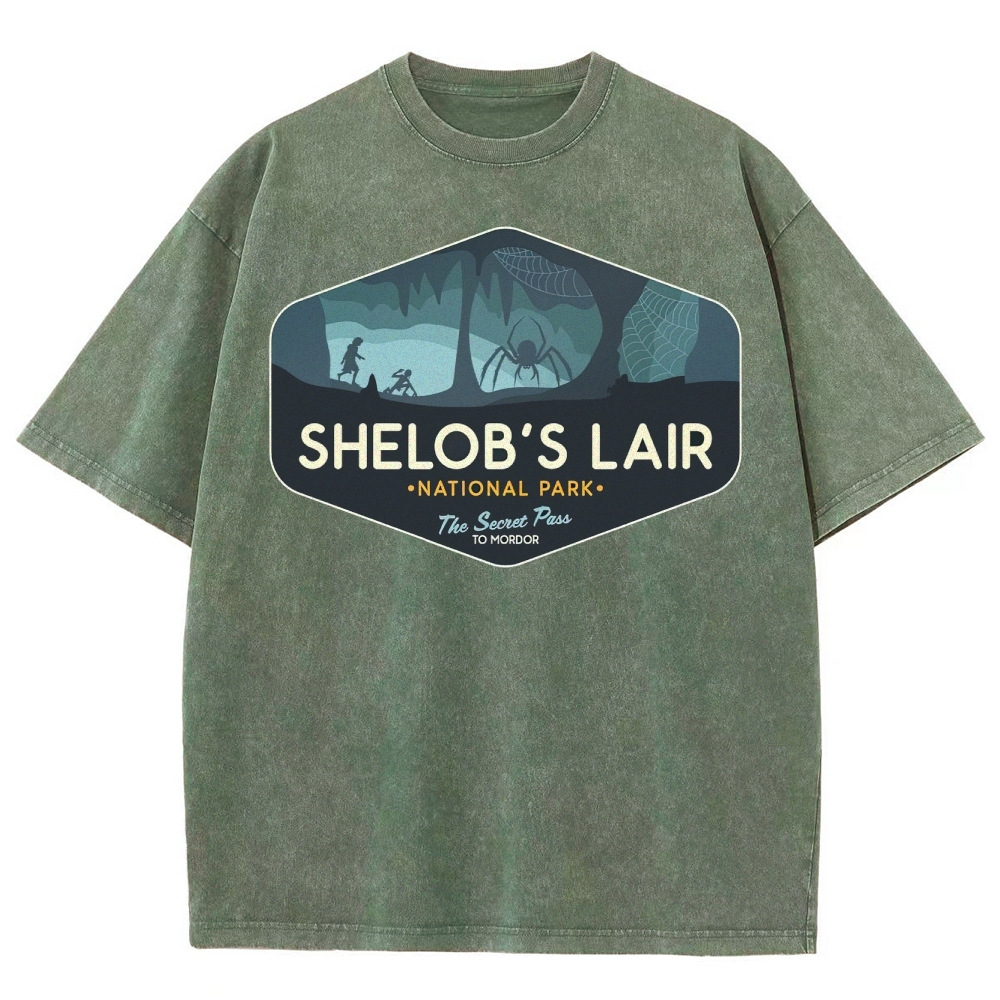 Spider Web Cave Washed T-Shirt