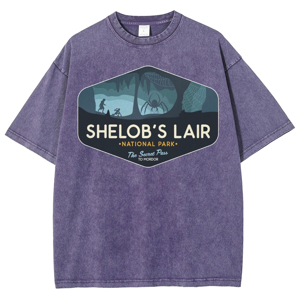 Spider Web Cave Washed T-Shirt 