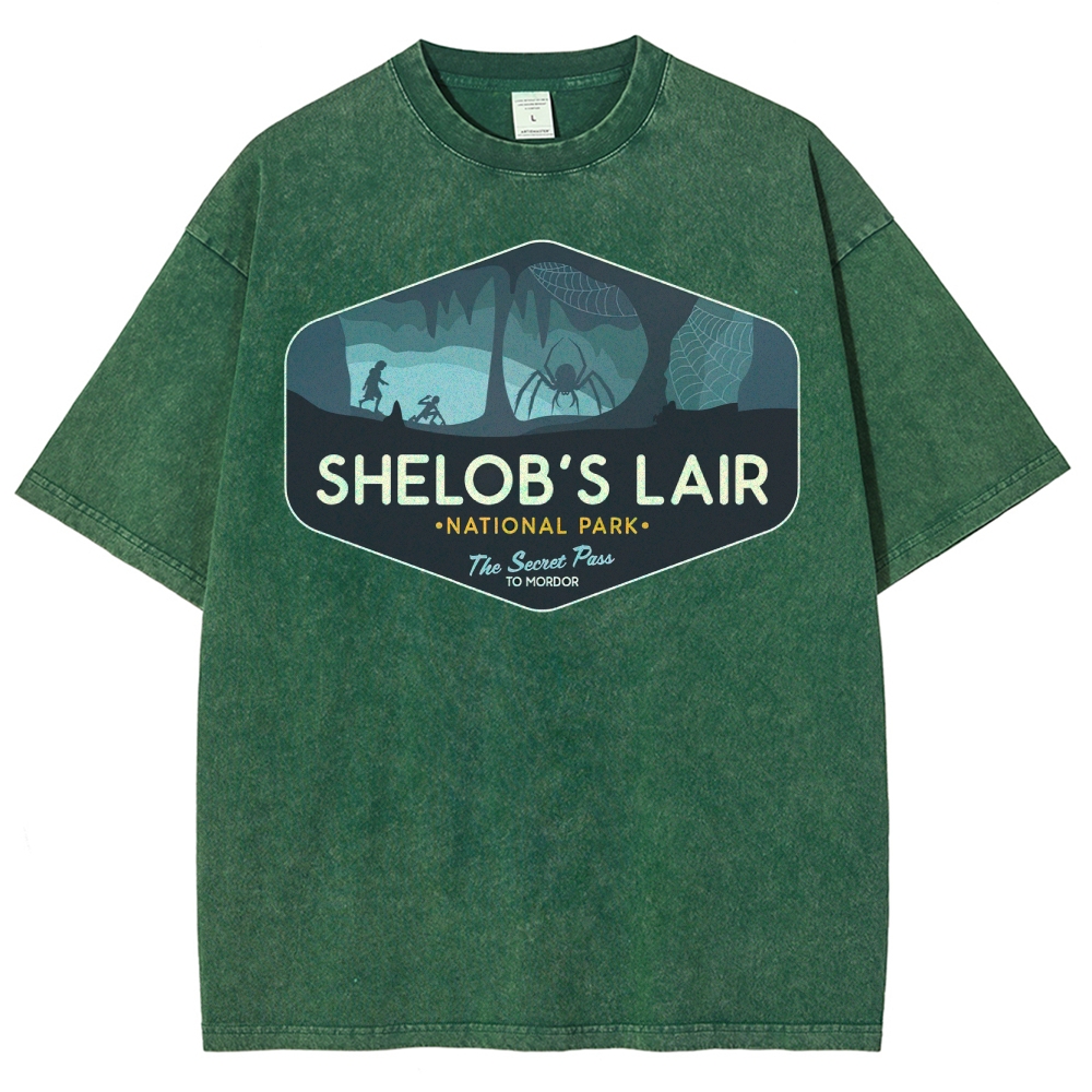 Spider Web Cave Washed T-Shirt 