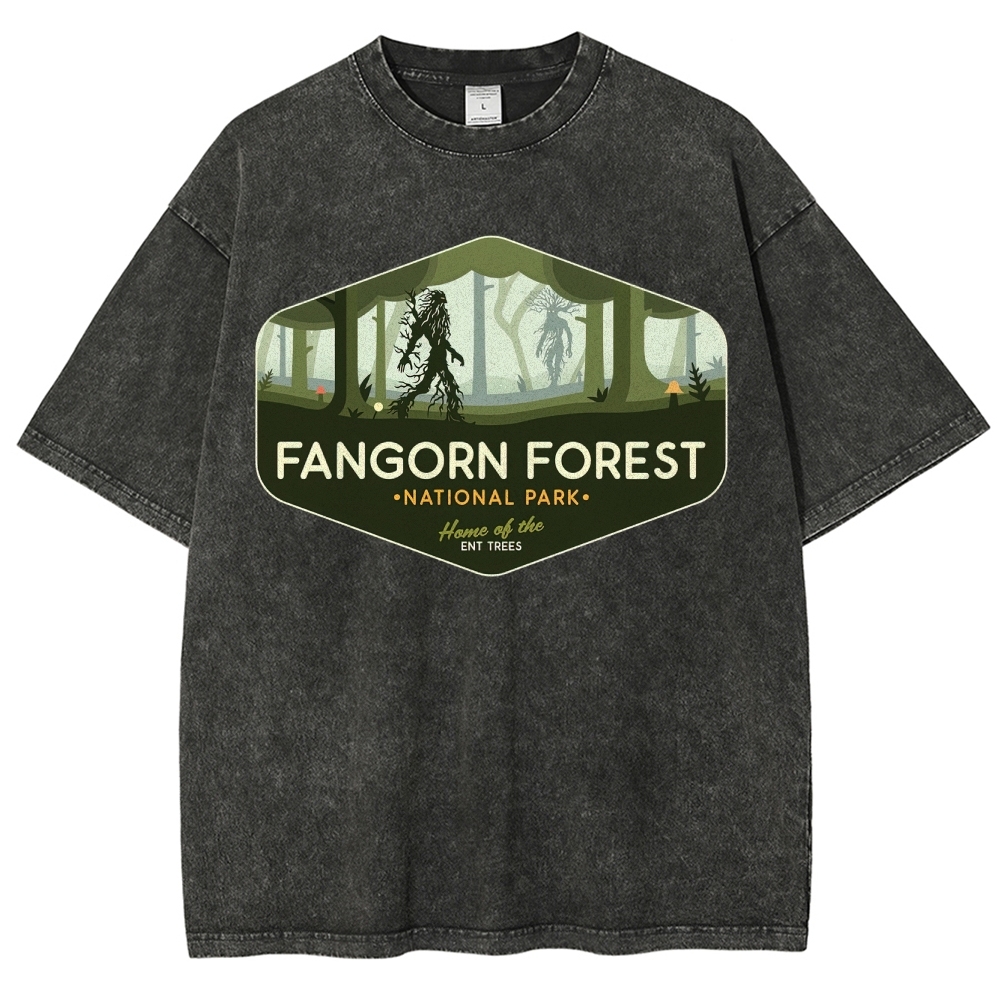 Ancient Forest Exploration Washed T-Shirt