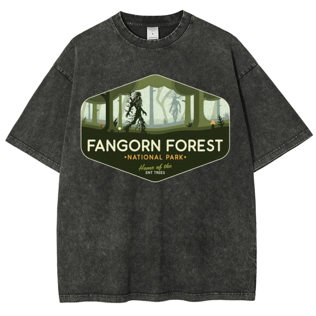 Ancient Forest Exploration Washed T-Shirt 