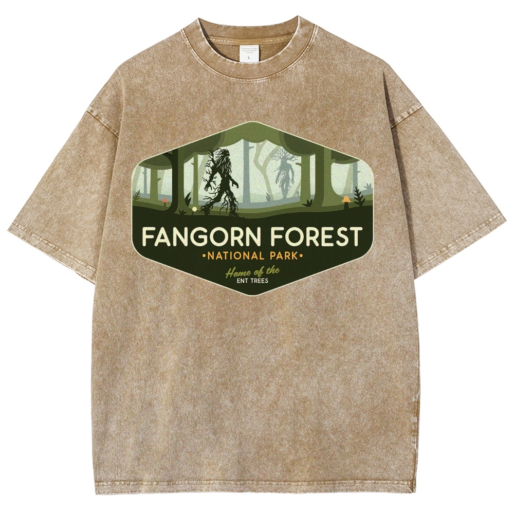Ancient Forest Exploration Washed T-Shirt 