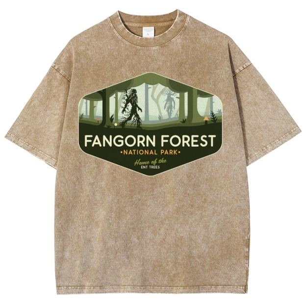 Ancient Forest Exploration Washed T-Shirt 