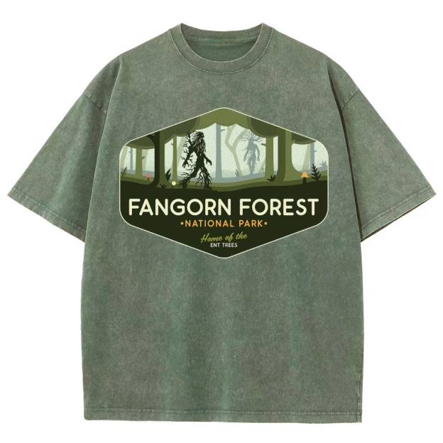 Ancient Forest Exploration Washed T-Shirt 