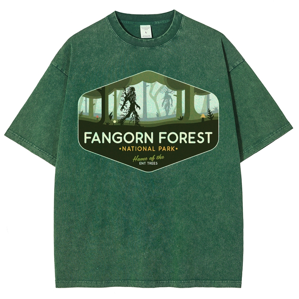 Ancient Forest Exploration Washed T-Shirt 