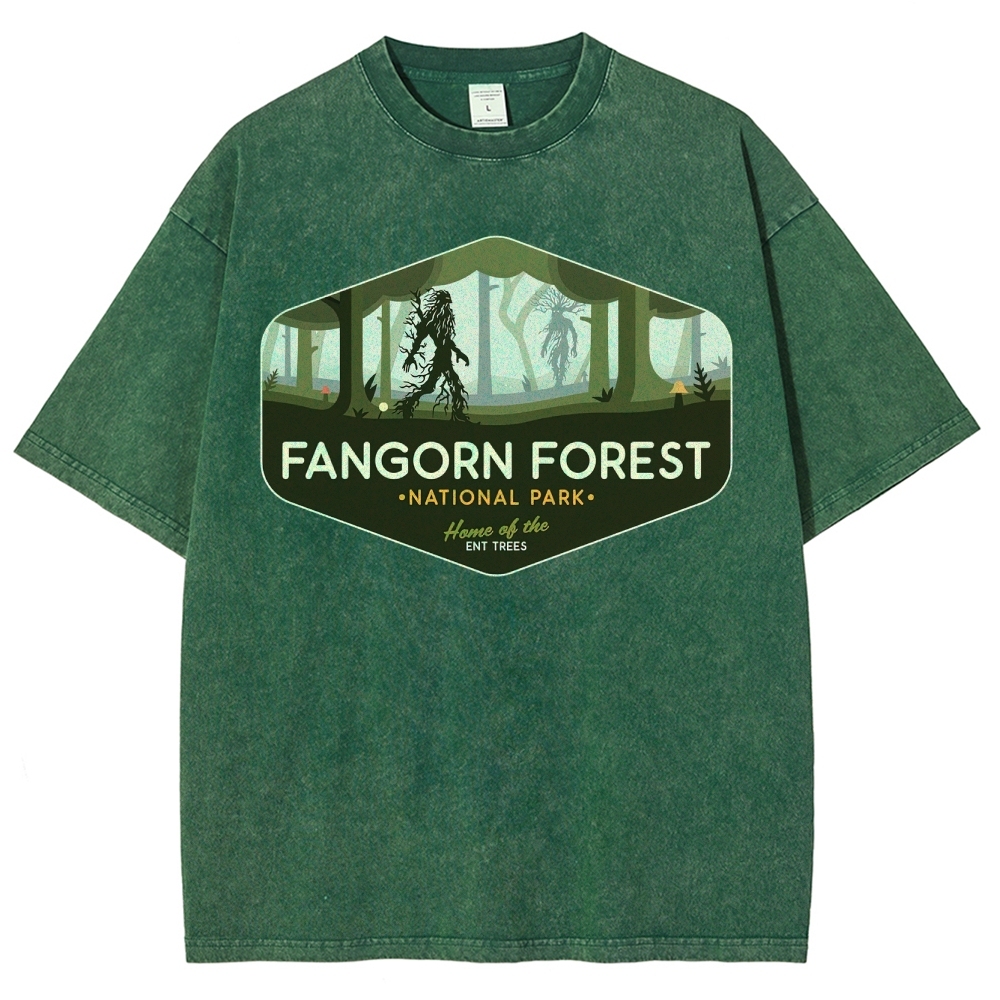Ancient Forest Exploration Washed T-Shirt 