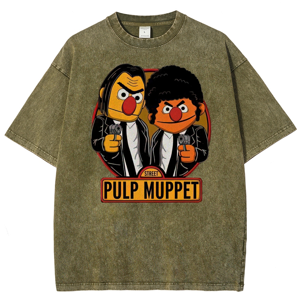 Plush Gangster Duo Washed T-Shirt 