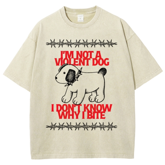 Misunderstanding Dog Washed T-Shirt 