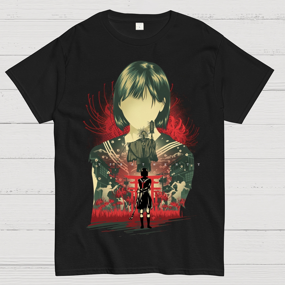 Layered Protagonist Graphic Cotton T-shirt