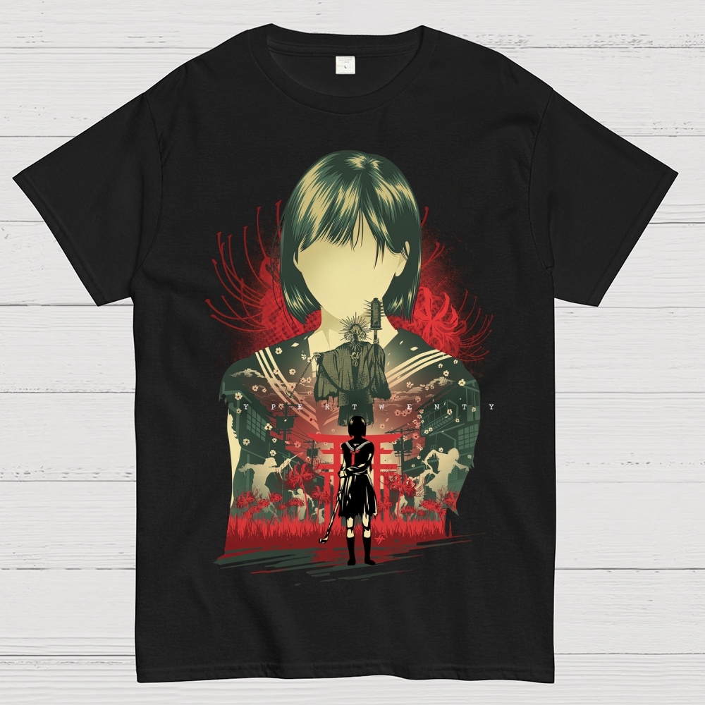 Layered Protagonist Graphic Cotton T-shirt