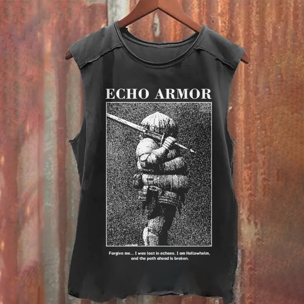 Contemplative Knight Washed Tank Top 
