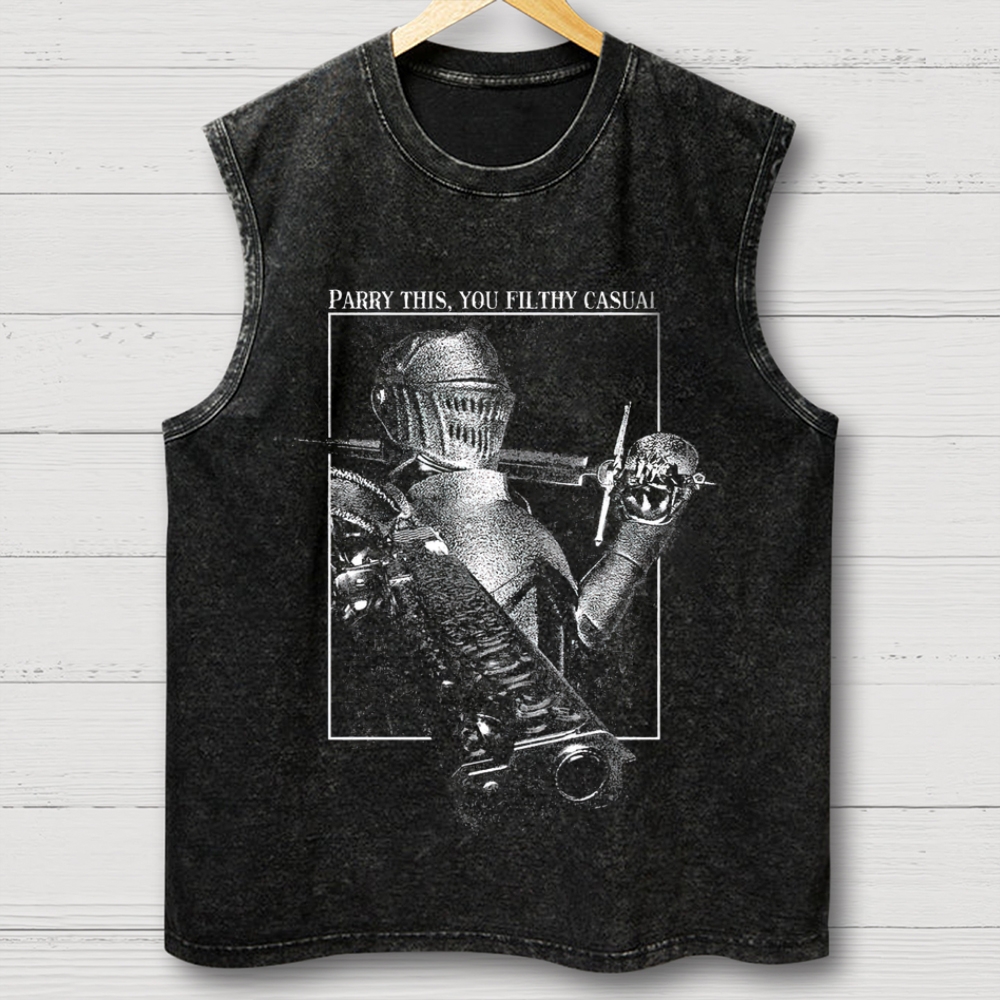 Parry This You Filthy Washed Tank Top 