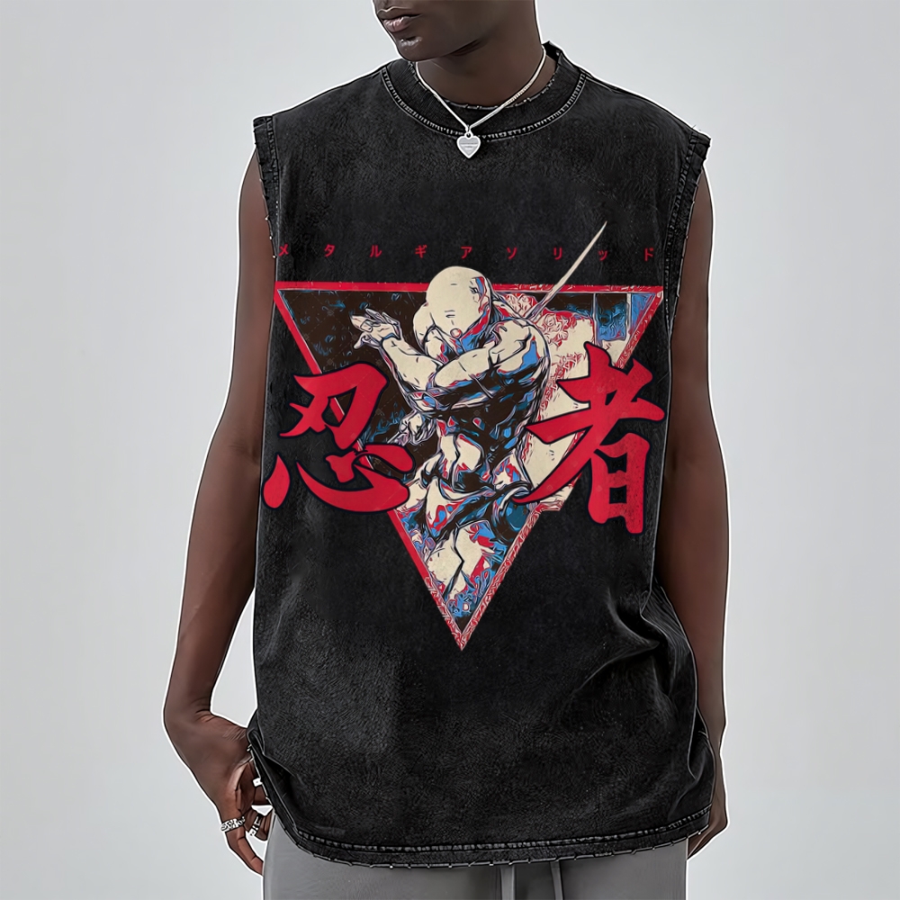 Ninja Games  Washed Tank Top 