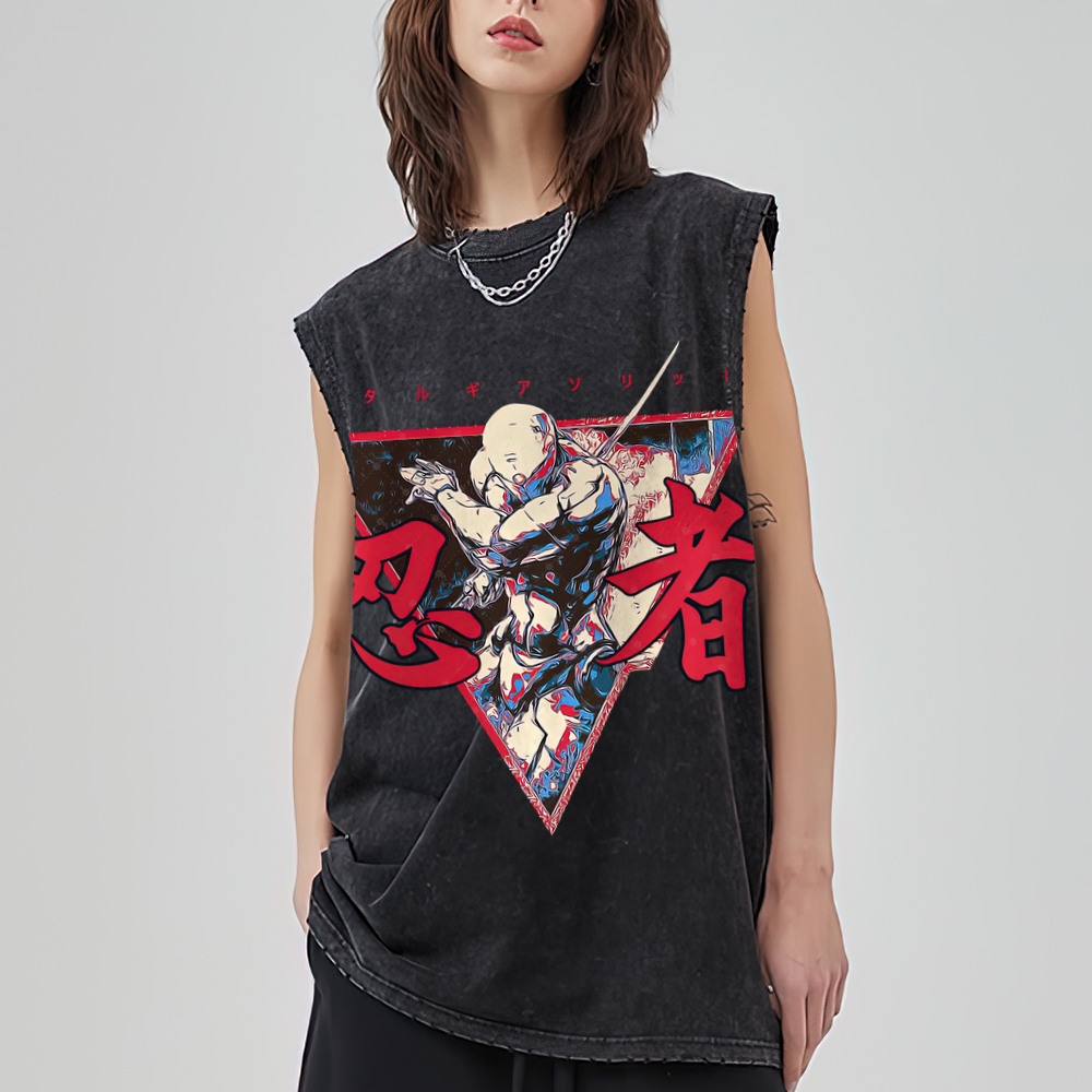 Ninja Games  Washed Tank Top 
