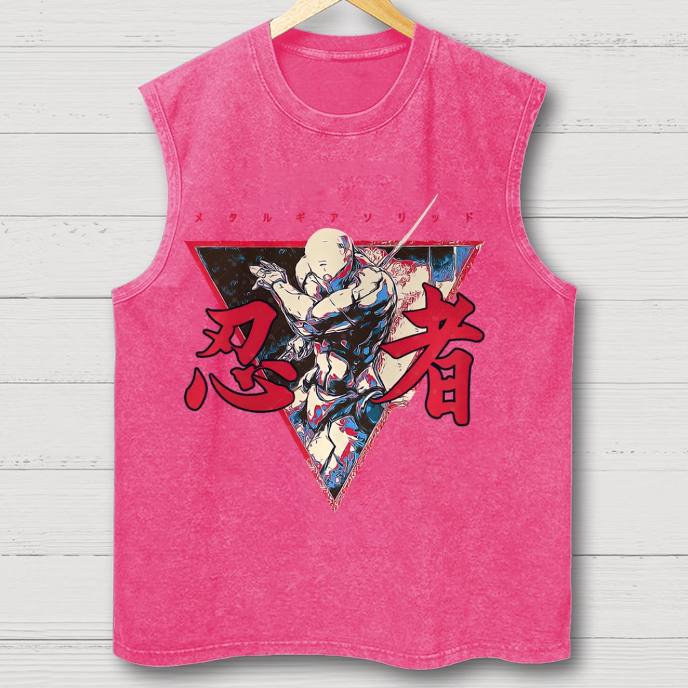 Ninja Games  Washed Tank Top 
