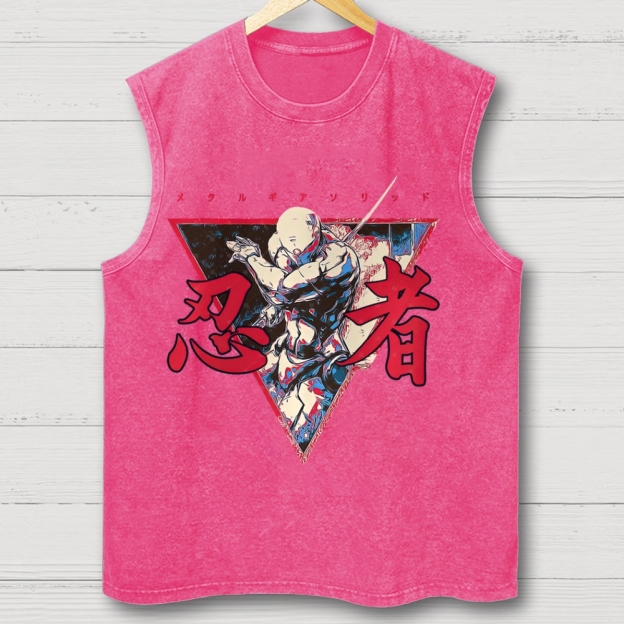 Ninja Games  Washed Tank Top 