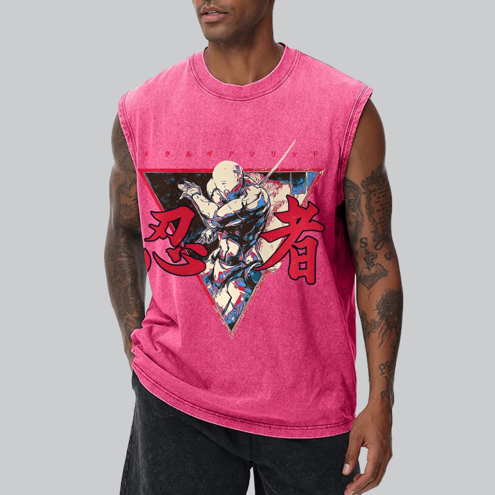 Ninja Games  Washed Tank Top 