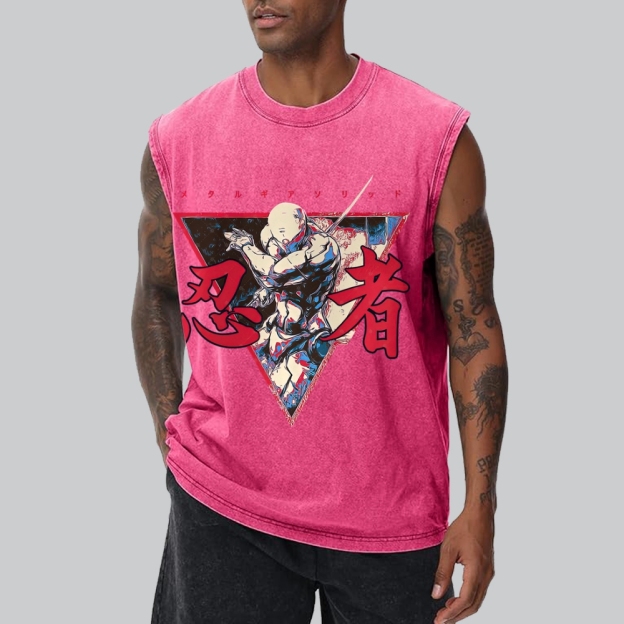 Ninja Games  Washed Tank Top 