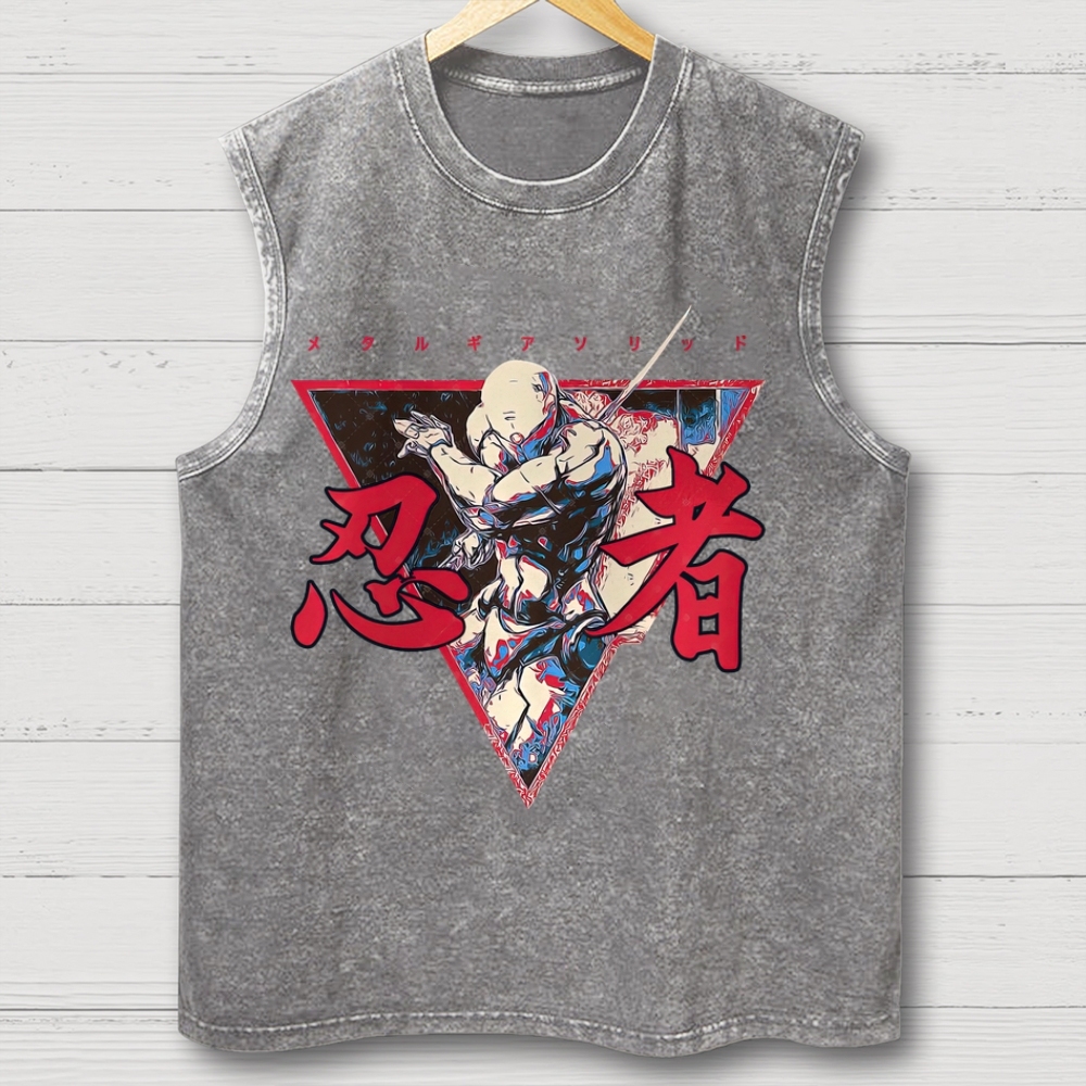 Ninja Games  Washed Tank Top 