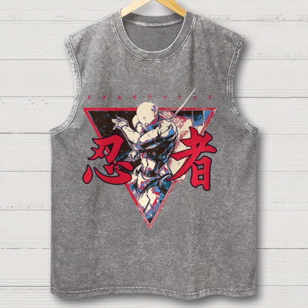 Ninja Games  Washed Tank Top 