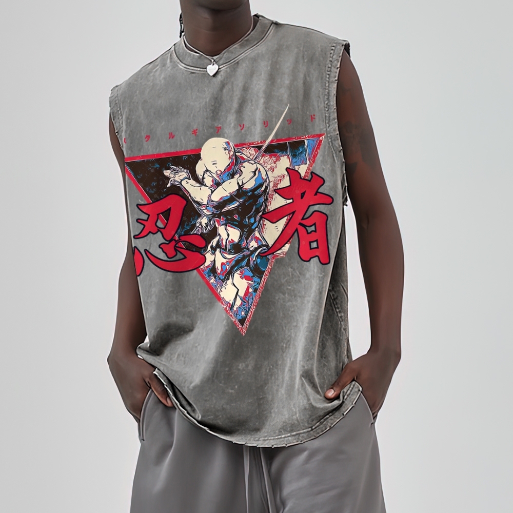 Ninja Games  Washed Tank Top 