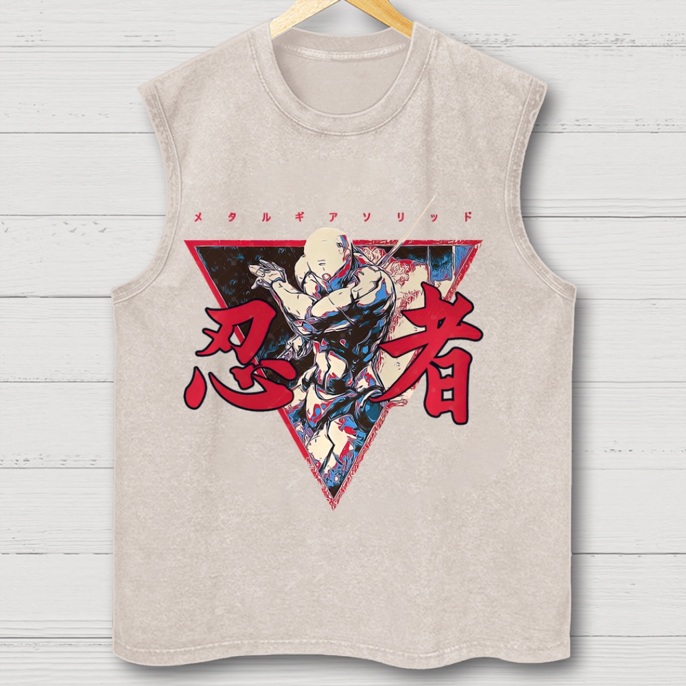 Ninja Games  Washed Tank Top 